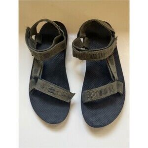 Teva Original Universal Sandals Olive Green Size 8 Outdoor Hiking Camping Beach